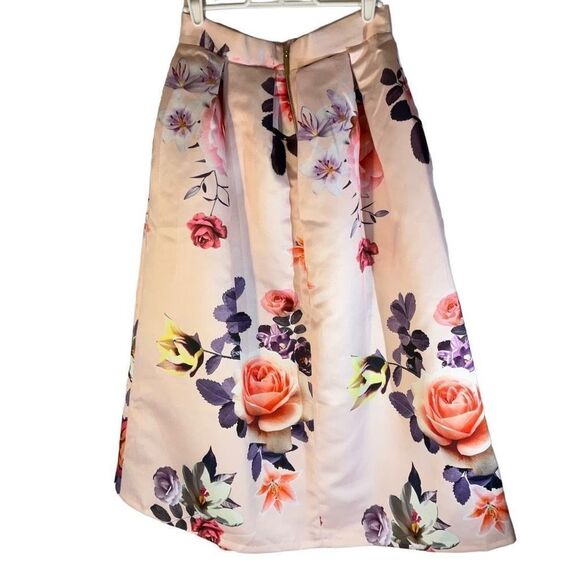 Closet London Pouf Box Pleat Midi Floral Skirt, 4 - Picture 14 of 14